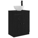  Badmøbel med vask Svart 54 x 35 x 83 cm Konstruert tre