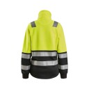 Sweatjakke Snickers dame kl. 2 8073 6604 S / Gul
