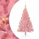  Kunstig Forhåndsopplyst Juletre med 150 LED Rosa 120 cm PVC
