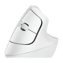 Logitech Lift Høyrehendt Ergonomisk Vertikal Mus Off-white 4000 dpi Trådløs