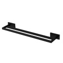 Vikingbad Luna Rett Dobbel Håndklestang B65cm Børstet Messing