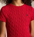 Polo Ralph Lauren Kjole   Strikk I Topp   Rød Multi   Polo Ralph Lauren   8 10 år (128 140)   Kjole Svart