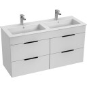 Jika Cube møbelpakke 120x43 cm hvit