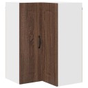  Kjøkkenskap med hylle Brun Eik 57 x 57 x 80 cm Konstruert tre