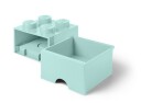 LEGO Oppbevaringsboks med Skuff 4 Turkis