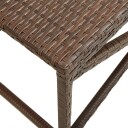 vidaXL Hagebenk 120 cm polyrotting brun