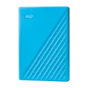 WD My Passport 2 TB Ekstern Harddisk med Kryptering - Blå - USB 3.2 Gen 1