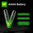 GP Alkalisk AAAA Batteri LR61 2-pakning - 1,5V Engangsbatteri