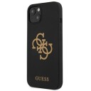 Guess Silikon Mobildeksel med 4G Logo til iPhone 13 Mini - Svart