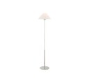Hackney golvlampa rak nickel