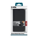 SBS Lommebokdeksel for Xiaomi Redmi Note 15 Pro Flip Etui Svart