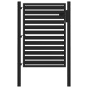  Hageport låsbar svart 100x120 cm aluminium