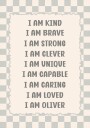 C Personalized Print Plakat Plakat / 70x100cm