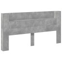  Hodegavl Betonggrå 200 x 16,5 x 103,5 cm Konstruert tre