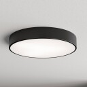 TEMAR LIGHTING Cleo 500 taklampe svart sensor IP54 Ø 50 cm metall