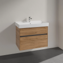 Villeroy & Boch  Collaro Servantskap med 2 skuffer 75,4x44,4x54,6 cm u/lys Kansas Eik