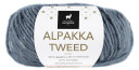 DSA , Alpakka Tweed garn 104 Blå