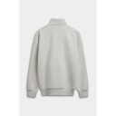 Caspara Racquet Club Half Zip Herre Grey Melange W Racer Green XL