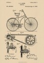 Bicycle Patent 1890 Plakat Plakat / 40x50cm