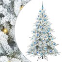  Kunstig sammensatt juletre med 300 LED med stativ 180 cm PVC
