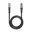 Orico AXC USB-C Til 3,5 mm Hunnkontakt-lydkabel, 1 m – Svart