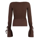 Andrea Adamo Dame Topper Brun L,