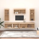 vidaXL TV-benker 5 stk heltre furu