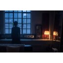 Foscarini Lumiere Grande Bordlampe G9 Alu/Varm Hvit