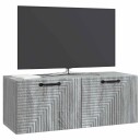  Vegghengt TV skap Grå sonoma 78,5 x 31 x 30 cm Konstruert tre