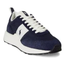 Polo Ralph Lauren Train 89 Suede & Oxford Sneaker   Navy   43