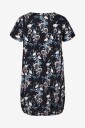 Zizzi   Kjole jEasy S/S Aop Dress   Blå