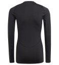 adidas Techfit Long Sleeved Tee, kompresjonstrøye for fotball, junior BLACK