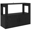  Serviesskap Svart eik 80 x 30 x 60 cm Konstruert tre