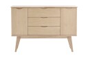 Rowico Home Filippa skjenk 122 hvik eik Hvitpigmentert 122 x 40 cm Natur