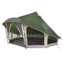 Tipi telt med tak med lagring grønn 508 x 470 x 300 cm taft