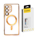 Wozinsky Electroplated Magsafe Deksel for Samsung Galaxy S25 Gull