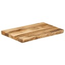  Bordplate naturlig kant 50x40x2,5 cm grovt heltre mangotre 370655