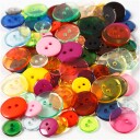 Knapper Ass. farger 100 stk