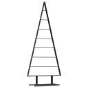  Metall juletre med stativ Svart 150 cm Stål