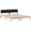  Sengestamme Brunt og svart 200 x 200 cm Heltre furu