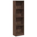 Bokhylle brun eik 40x24x143 cm konstruert tre