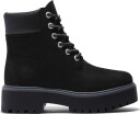 Timberland Women's 6 Inch Lace Up Waterproof Boot Jet Black 070
