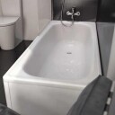 Laufen Milano Badekar Emaljert Stål 150cm Hvit
