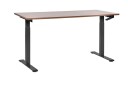 Bina Skrivebord 72x160 cMørkt tre/Svart