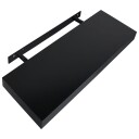 vidaXL Vegghyller 2 stk svart 40x20x3,8 cm