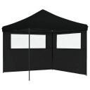 vidaXL Partytelt Svart 292 x 292 x 315 cm Oxford Stoff