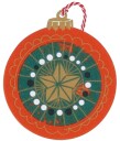 Gavemerkelapper 6pk Ornate Ornament