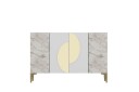 Jorel Konsollbord 120 cm   Hvit/Gull