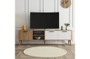 Essexa TV-benk 180x35 cm brun/hvit -