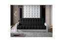 Sofa Eltap Garett 212x85x90 cm   Sawana 14 Soft 17 Svart Hvit